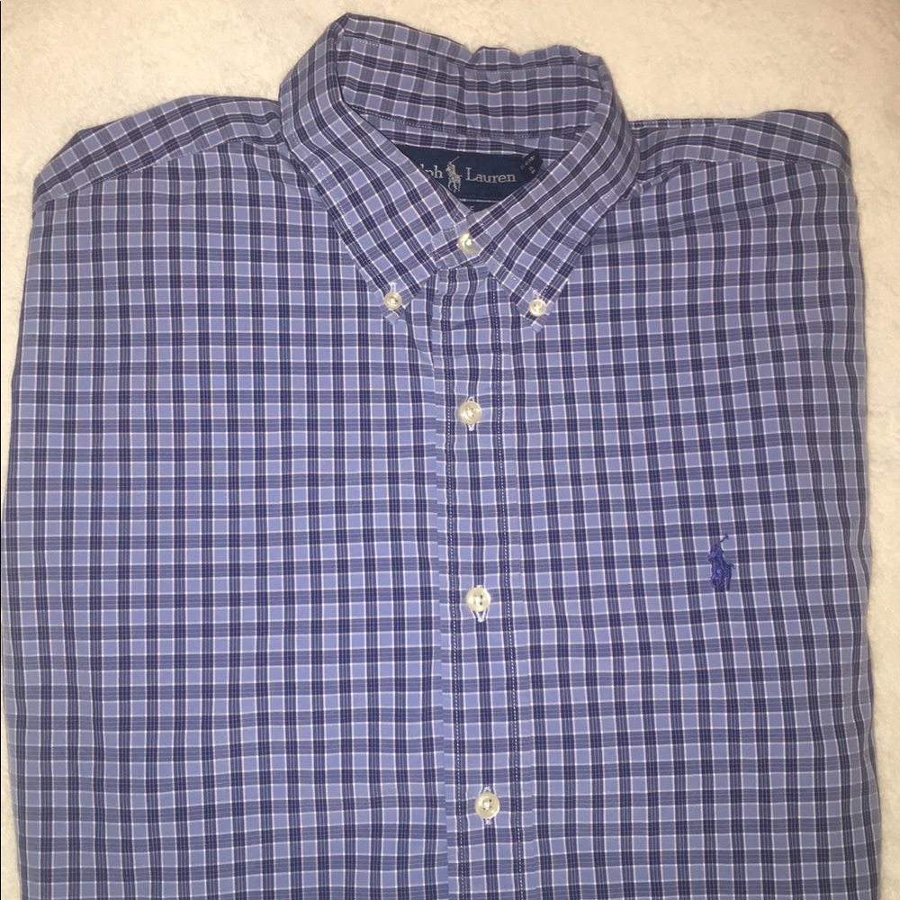 Ralph Lauren Polo Men’s Button Up Long Sleeve Lg